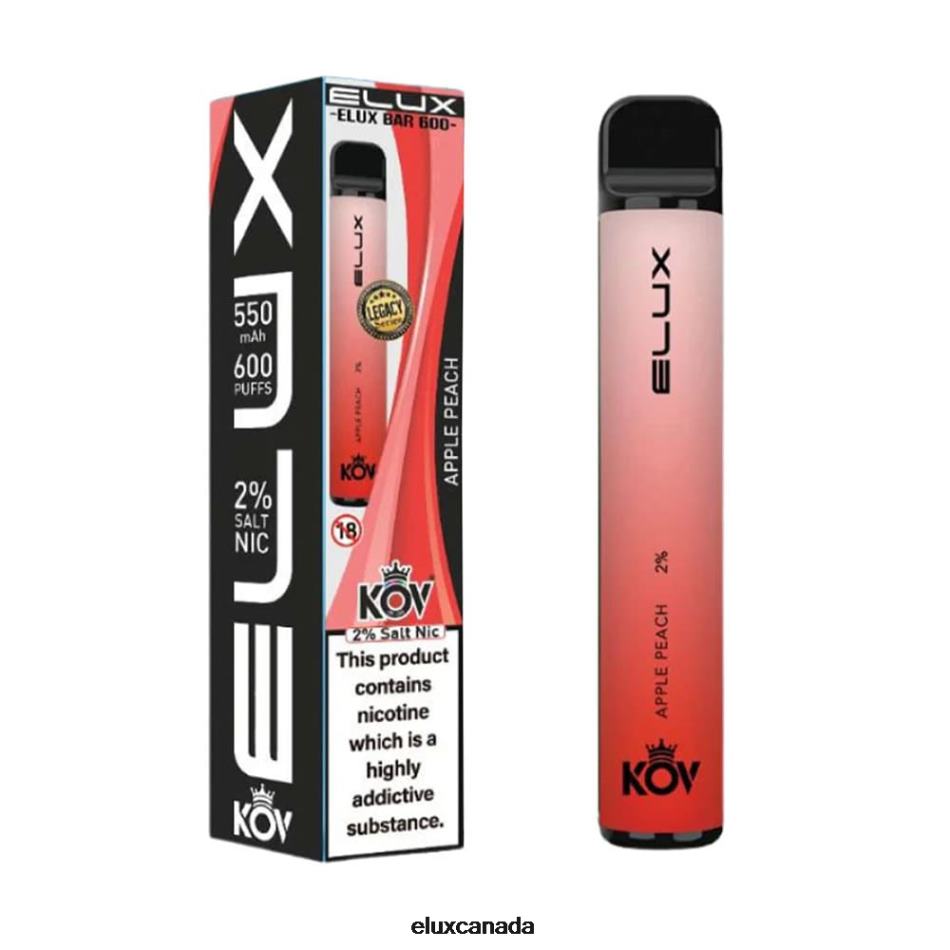 Elux Bar Legacy Series Disposable Vape Apple Peach FHP8R103 - Elux Liquid Flavours