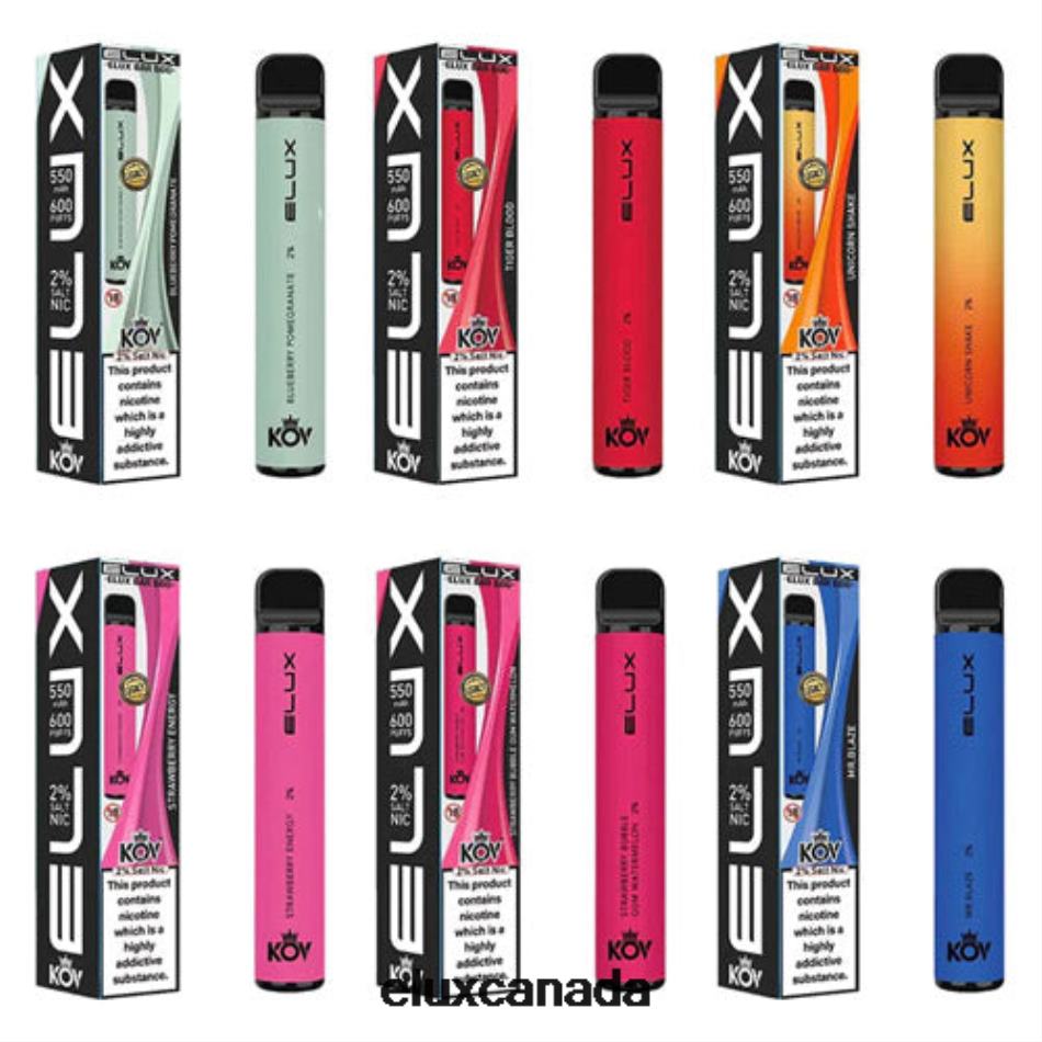 Elux Bar Legacy Series Disposable Vape Blueberry Cherry Cranberry FHP8R107 - Elux Vape Review
