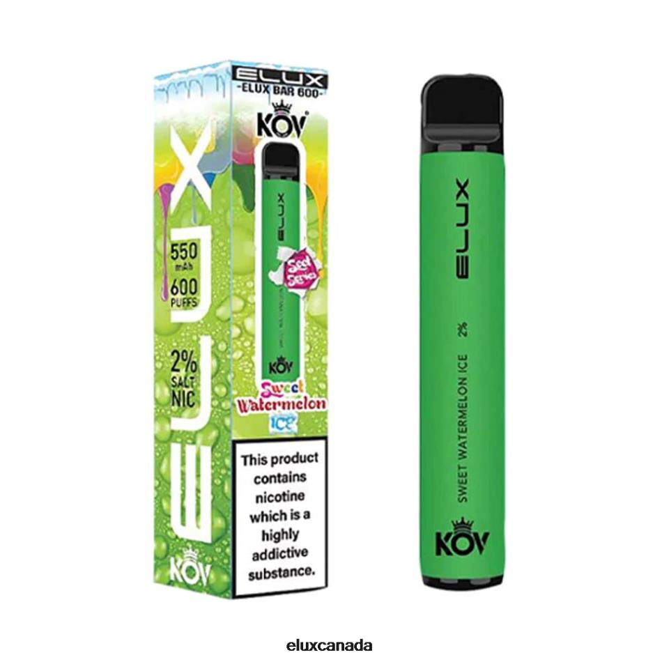 Elux Bar Sweet Series Disposable Vape Sweet Watermelon Ice FHP8R111 - Elux Ottawa