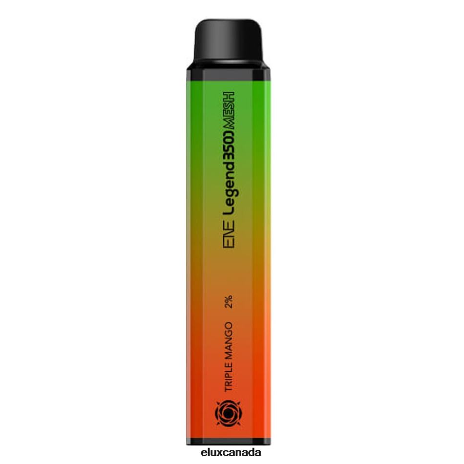 Elux ENE Legend 3500 Mesh Disposable Vape Triple Mango FHP8R135 - Elux Vape Flavours
