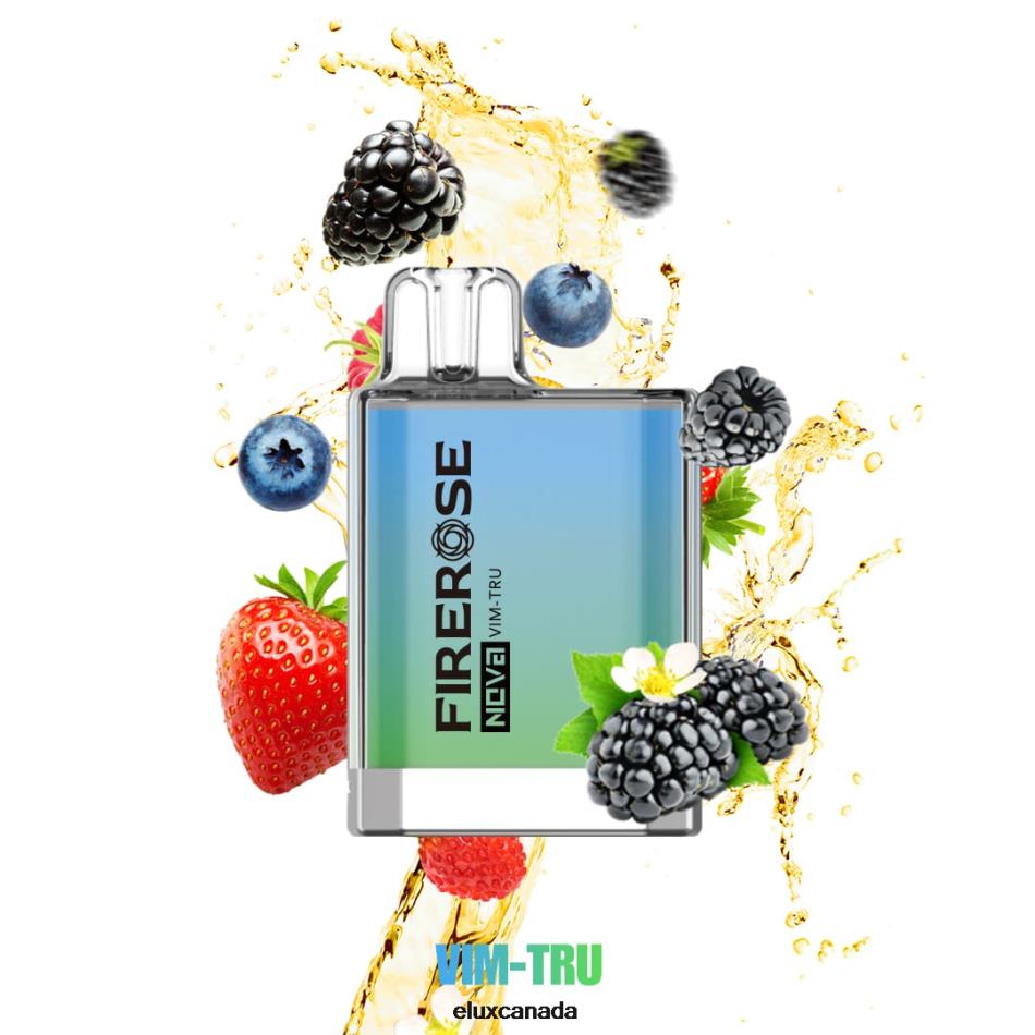 Elux Firerose Nova 600 Puffs Disposable Vape Vim Tru FHP8R19 - Elux Vape Canada