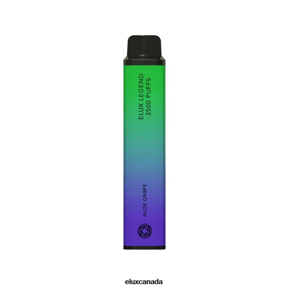 Elux Legend 3500 Puffs Disposable Vape Aloe Grape FHP8R28 - Elux Canada