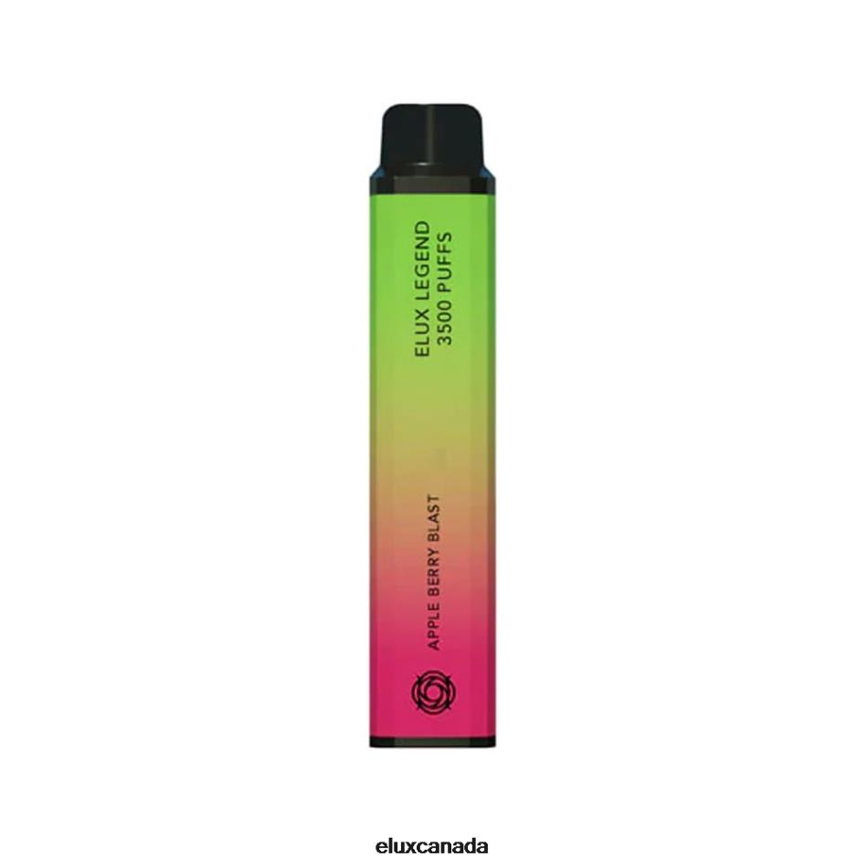 Elux Legend 3500 Puffs Disposable Vape Apple Berry Blast FHP8R89 - Elux Vape Canada