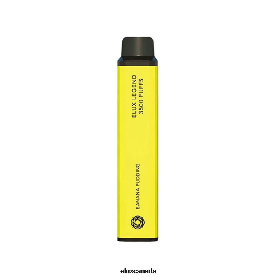 Elux Legend 3500 Puffs Disposable Vape Banana Pudding FHP8R124 - Elux Vape Price Canada