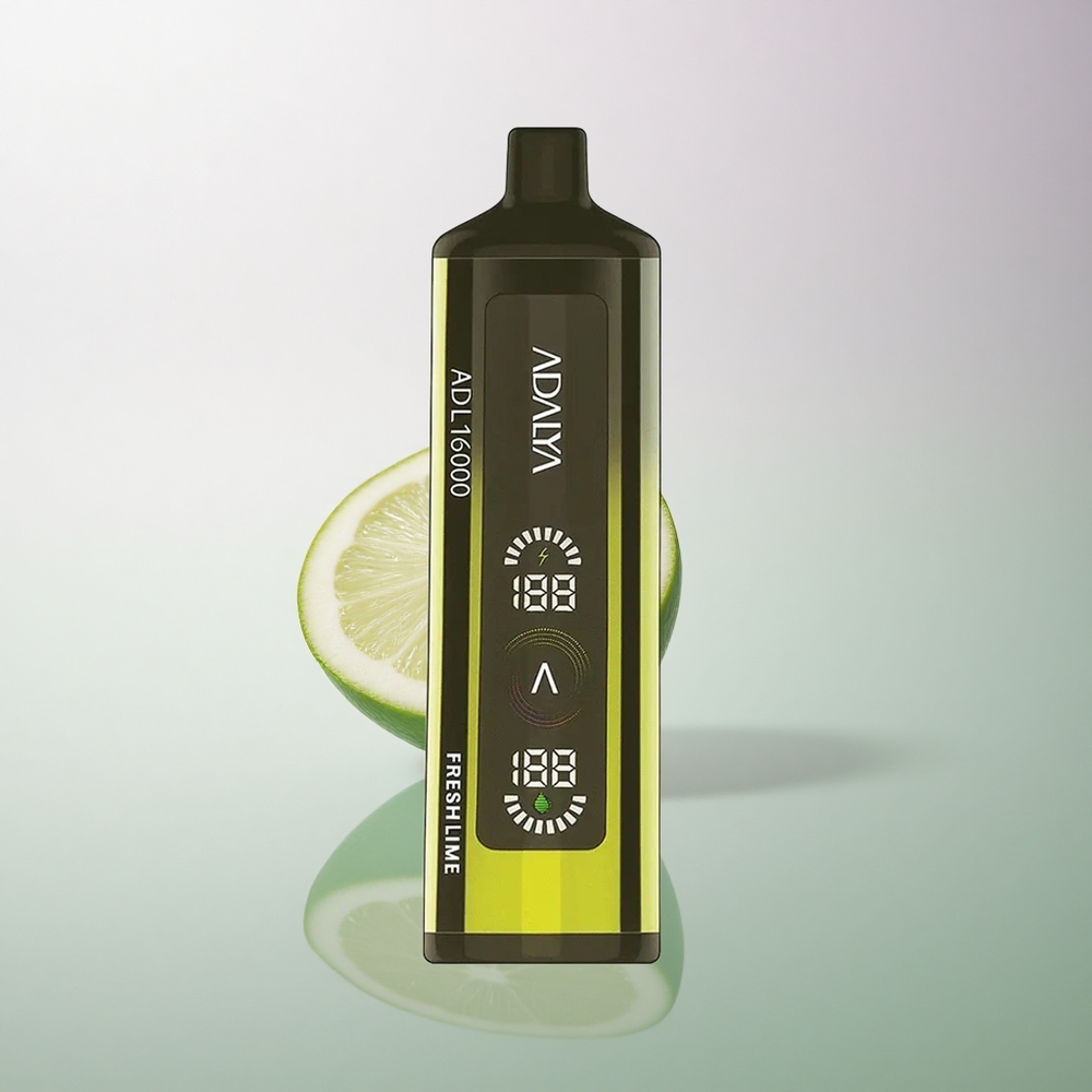 Adalya ADL 16000 PRO Puffs Fresh Lime with 2% Nicotine and 1000 mAh