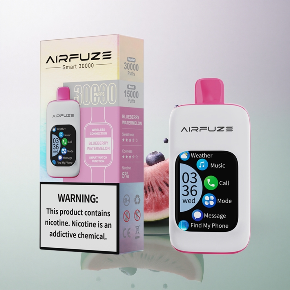 AirFuze Smart 30000 Puffs Blueberry Watermelon 5% Nicotine 900mAh