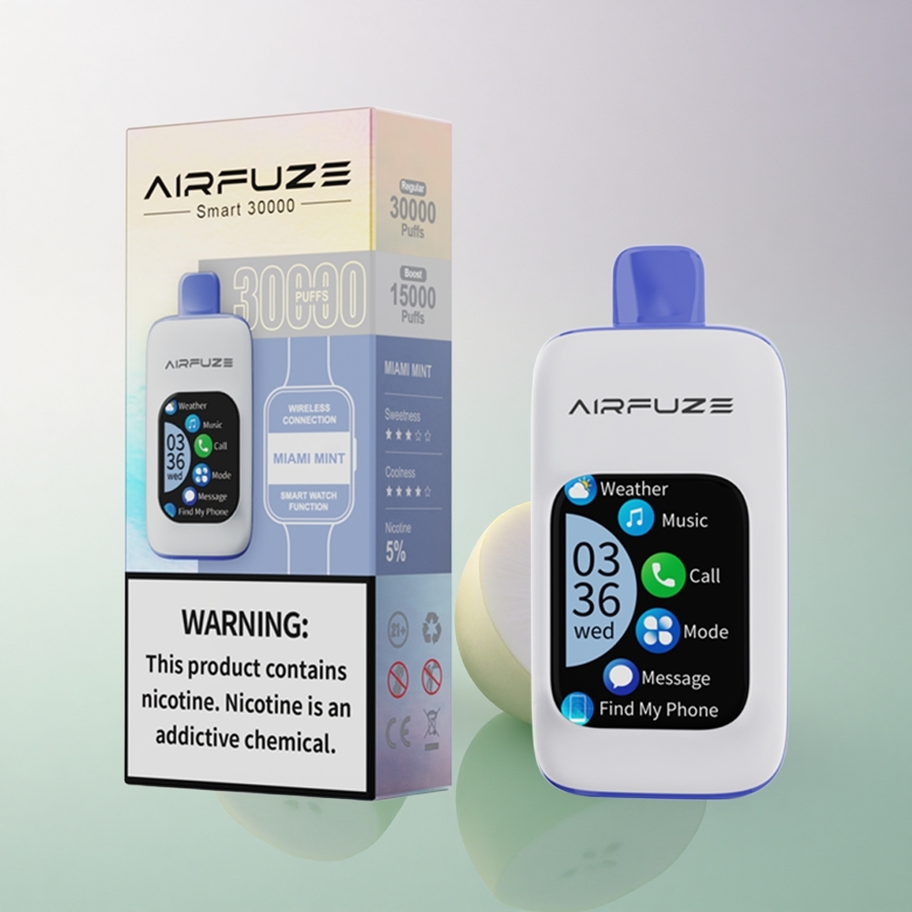 AirFuze Smart 30000 Puffs Miami Mint 5% Nicotine 900mAh