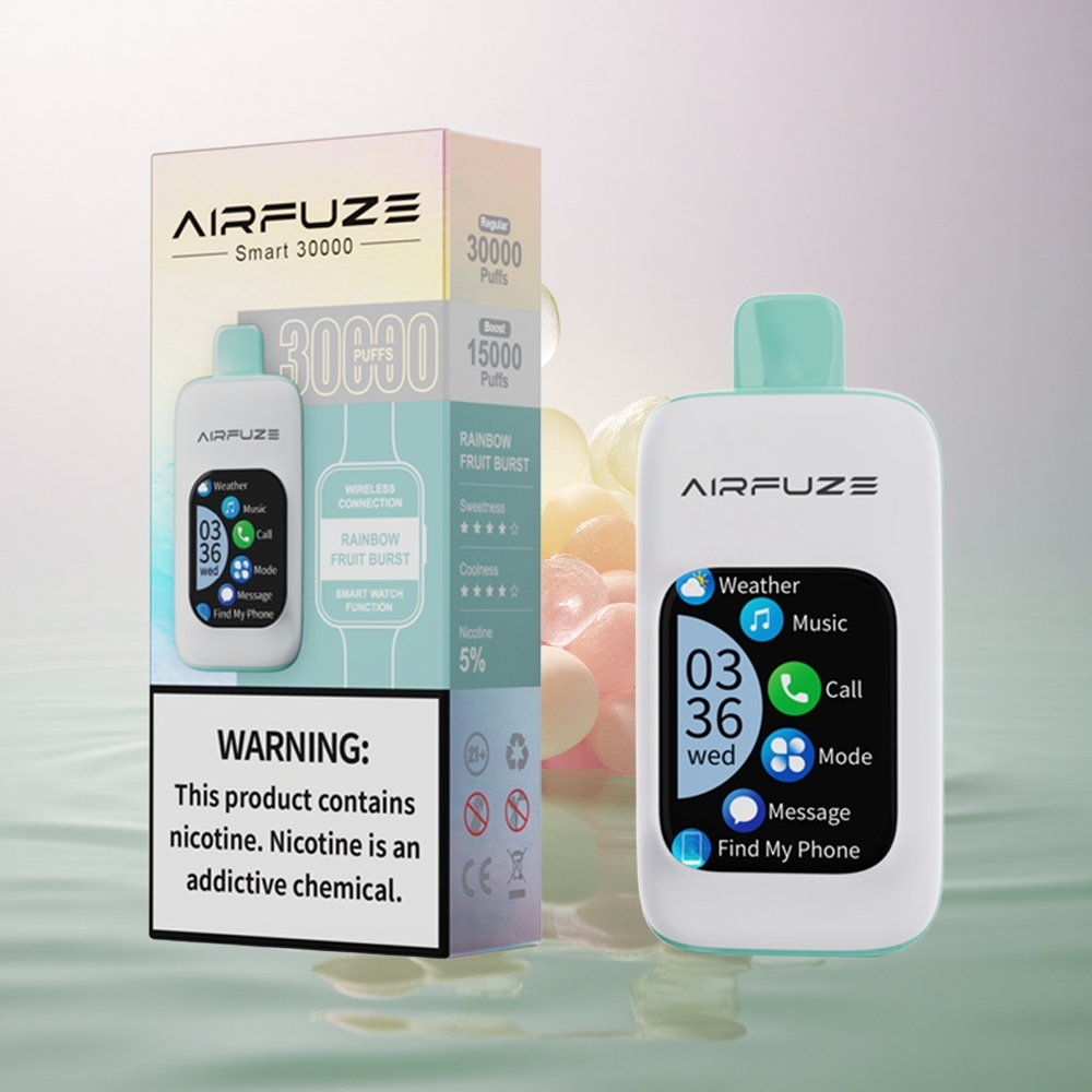 AirFuze Smart 30000 Puffs Rainbow Fruit Burst 5% Nicotine 900mAh