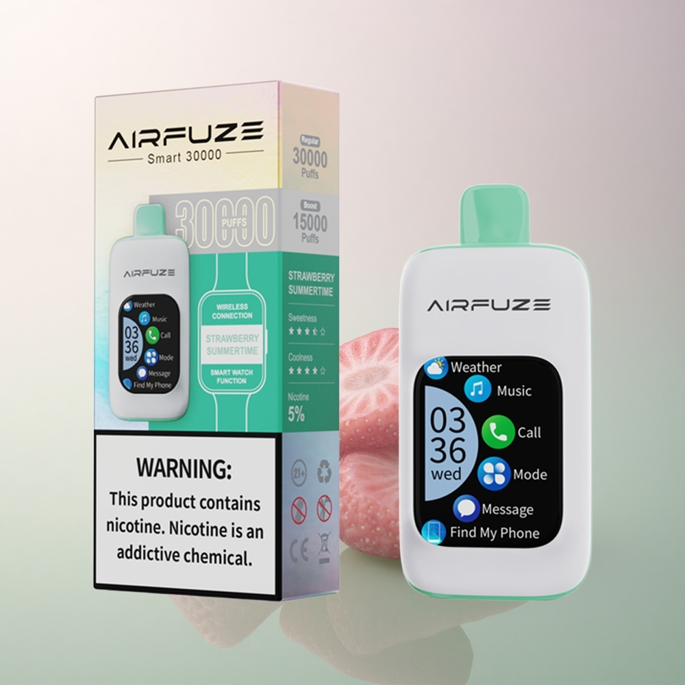 AirFuze Smart 30000 Puffs Strawberry Summertime 5% Nicotine 900mAh