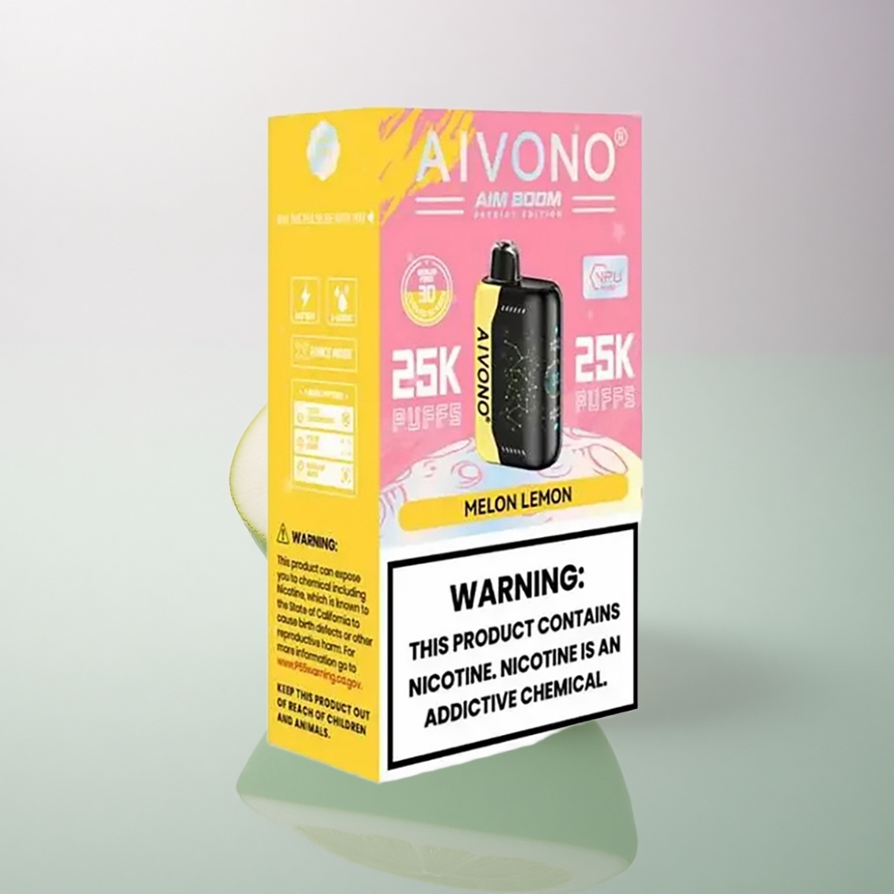 Aivono Aim Boom 25000 Puffs Melon Lemon Zero Nicotine 650mAh