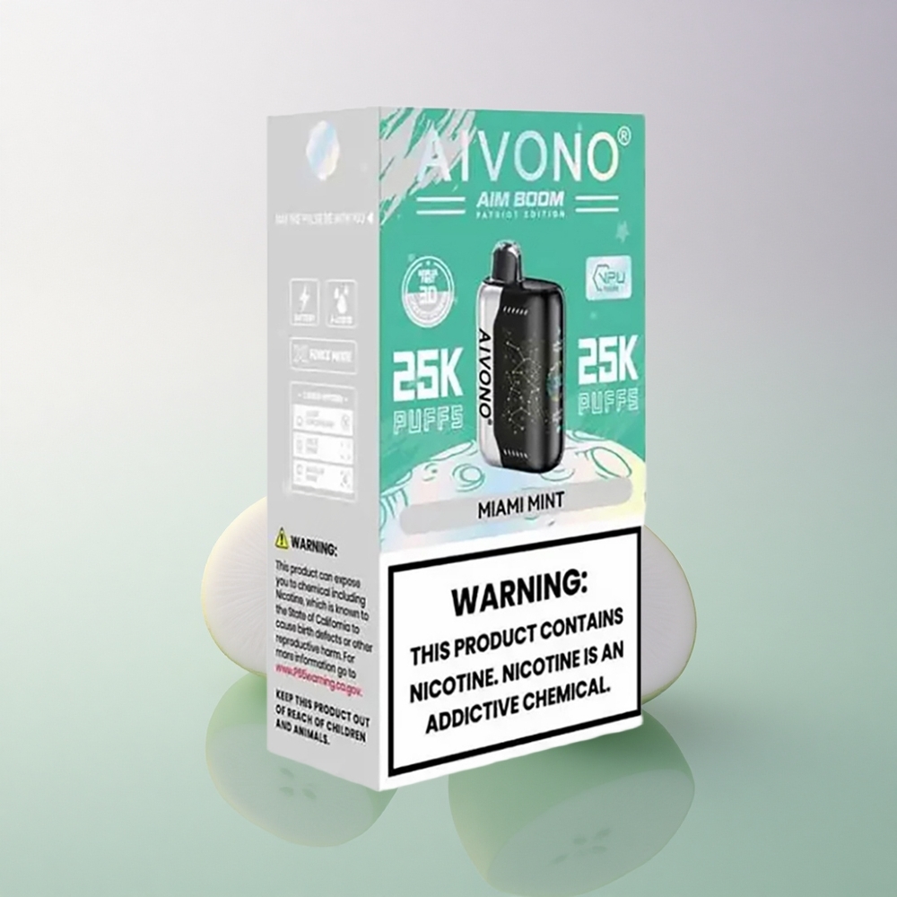 Aivono Aim Boom 25000 Puffs Miami Mint 650mAh 28ml