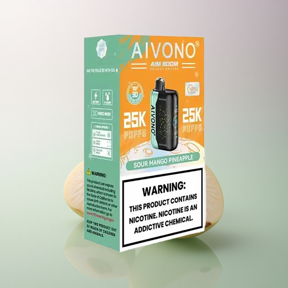 Aivono Aim Boom 25000 Puffs Sour Mango Pineapple 650mAh