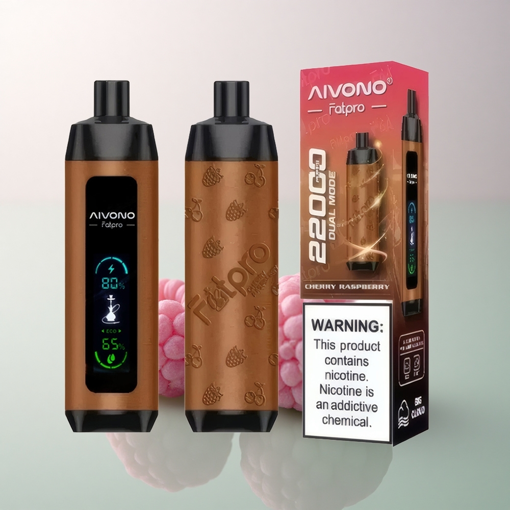 Aivono Aim Fatpro 22000 Puffs Cherry Raspberry 600mAh 5% Nicotine