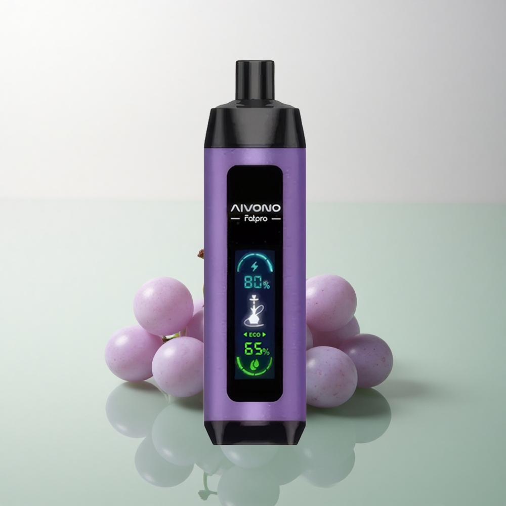 Aivono Aim Fatpro 22000 Puffs Grape Mint 600mAh 0.6ohm Mesh Coil