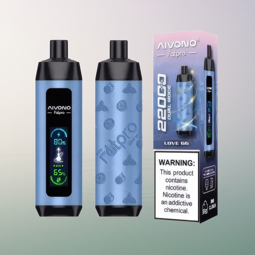 Aivono Aim Fatpro 22000 Puffs Love 66 with 28ml E-liquid and 600mAh Battery