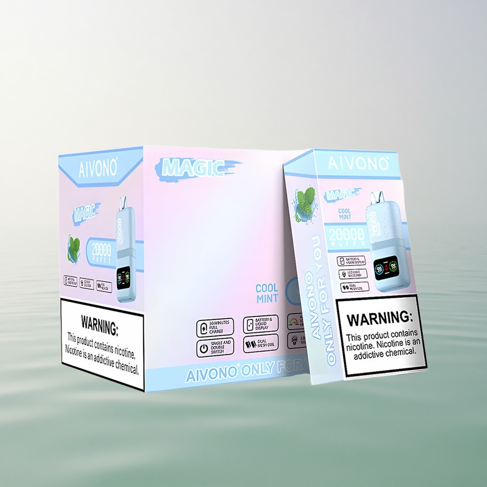 Aivono Aim Magic 20000 Puffs Cool Mint Dual Mesh LCD 600mAh