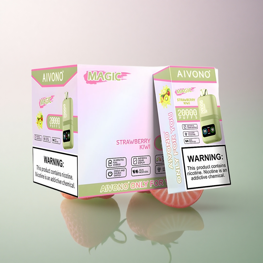 Aivono Aim Magic 20000 Puffs Strawberry Kiwi Dual Mesh 600mAh