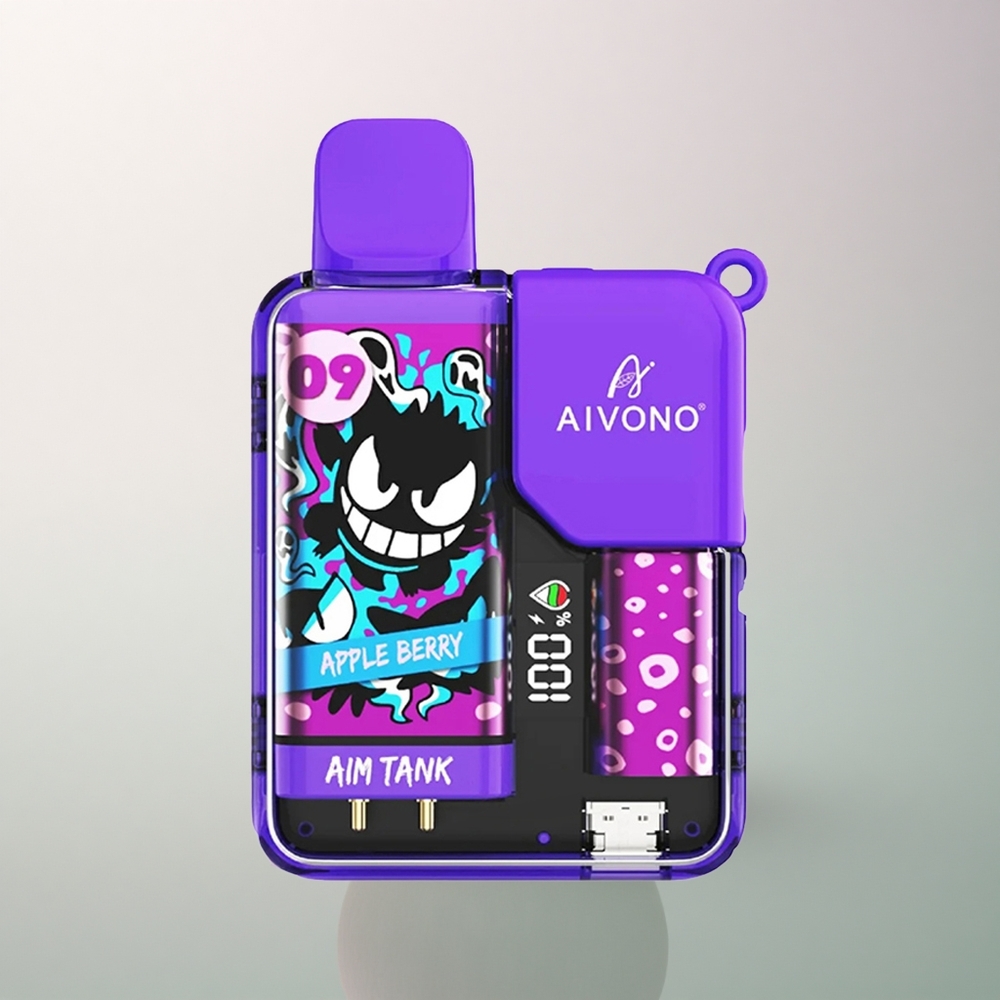 Aivono Aim Tank 9500 Puffs Apple Berry 650mAh 18ml 5% Nicotine