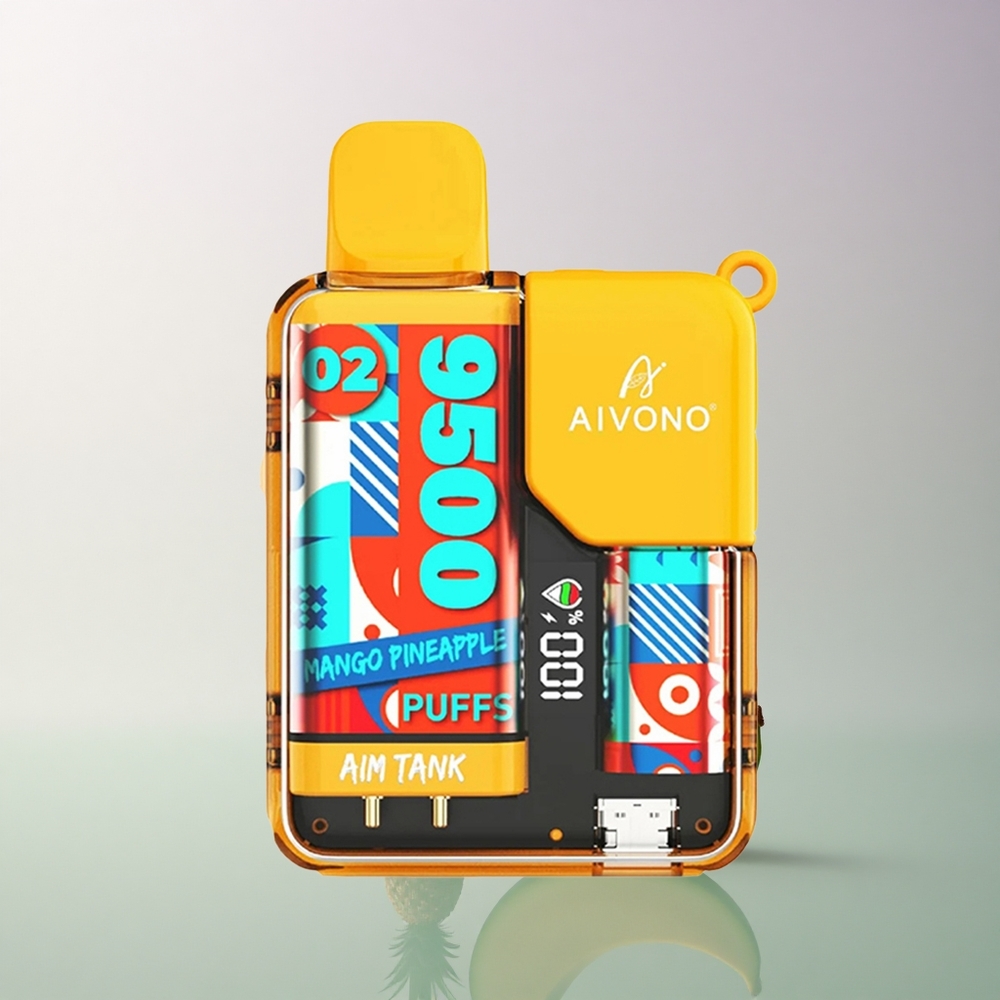 Aivono Aim Tank 9500 Puffs Mango Pineapple 650mAh 18ml 5% Nicotine