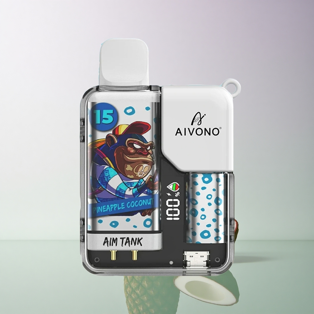 Aivono Aim Tank 9500 Puffs Pineapple Coconut 650mAh 5% Nicotine