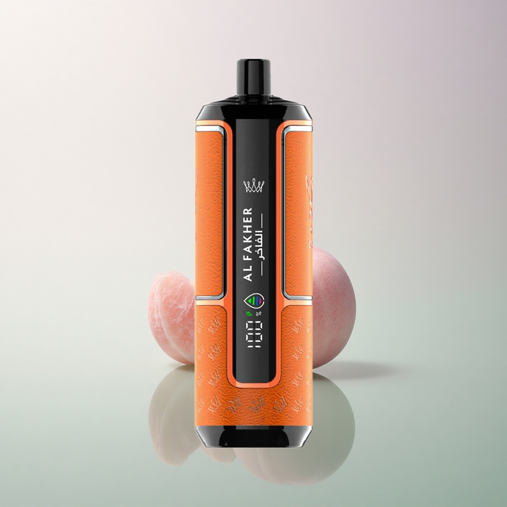 Al Fakher Crown Bar 15K Hypermax Peach Ice 22ml 600mAh 6mg Nicotine