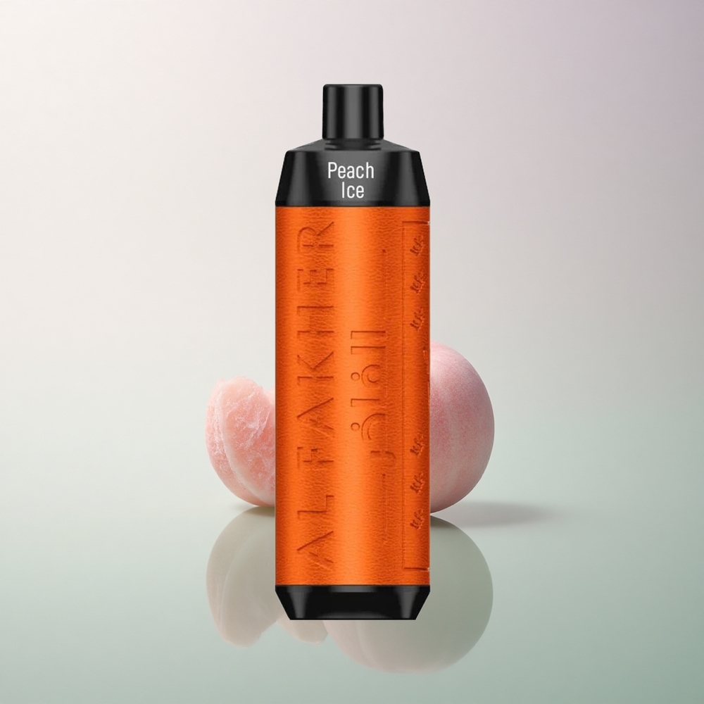 Al Fakher Crown Bar 8000 Crystal Peach Ice 600mAh 18ml 5mg Nicotine