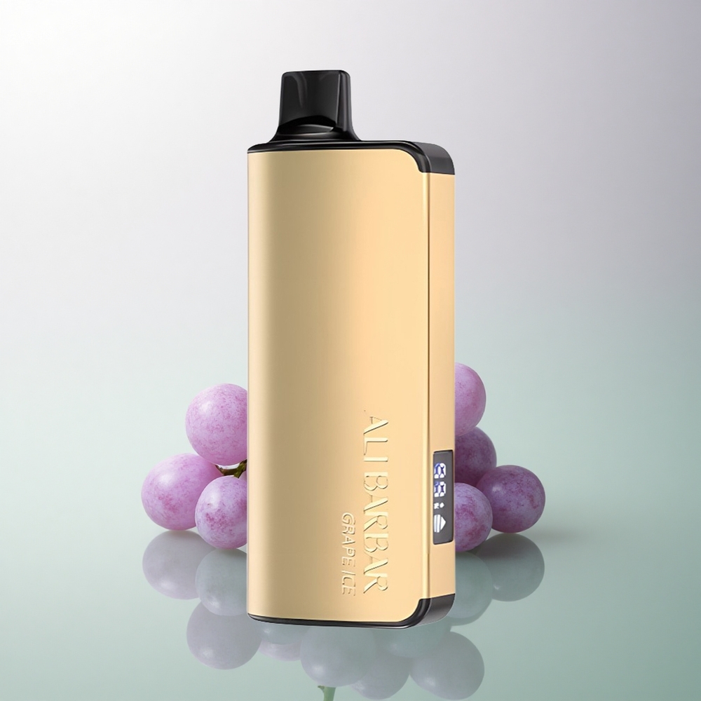 Alibarbar Ingot 9000 Puffs Grape Ice 2350mAh 22ml LED