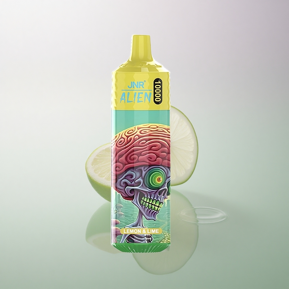 JNR Alien 10000 Lemon & Lime RGB LED 850mAh 5% Nicotine