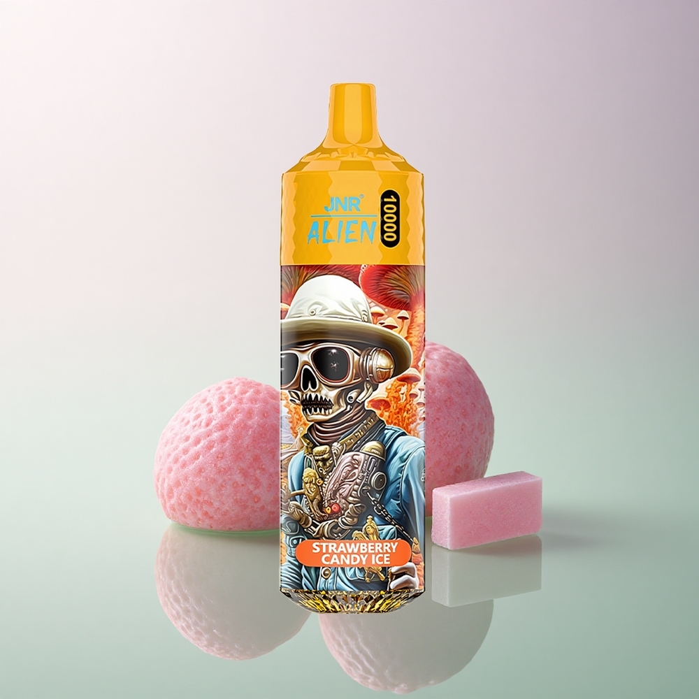 JNR Alien 10000 Strawberry Candy Ice 850mAh LED RGB