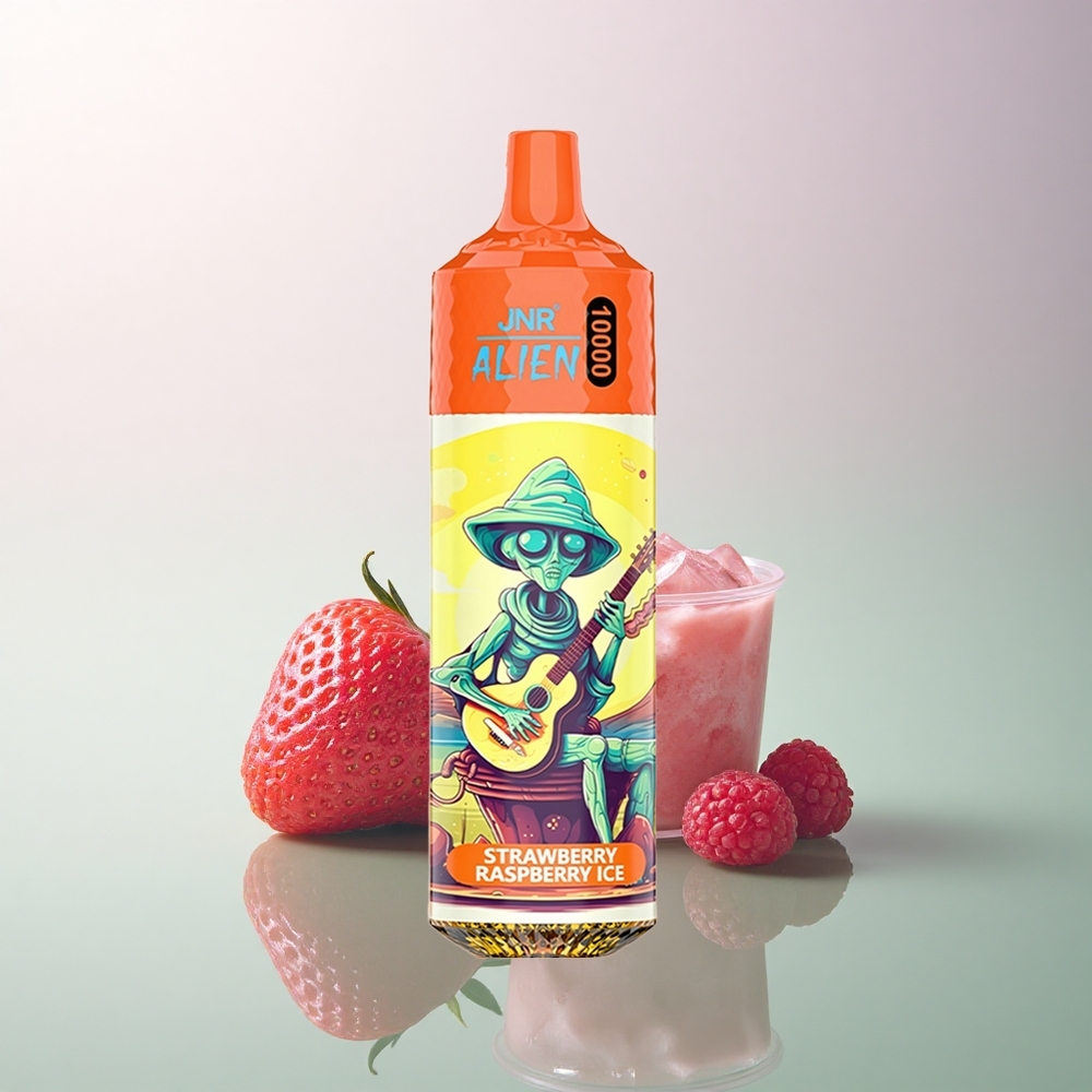JNR Alien 10000 Strawberry Raspberry Ice 850mAh RGB