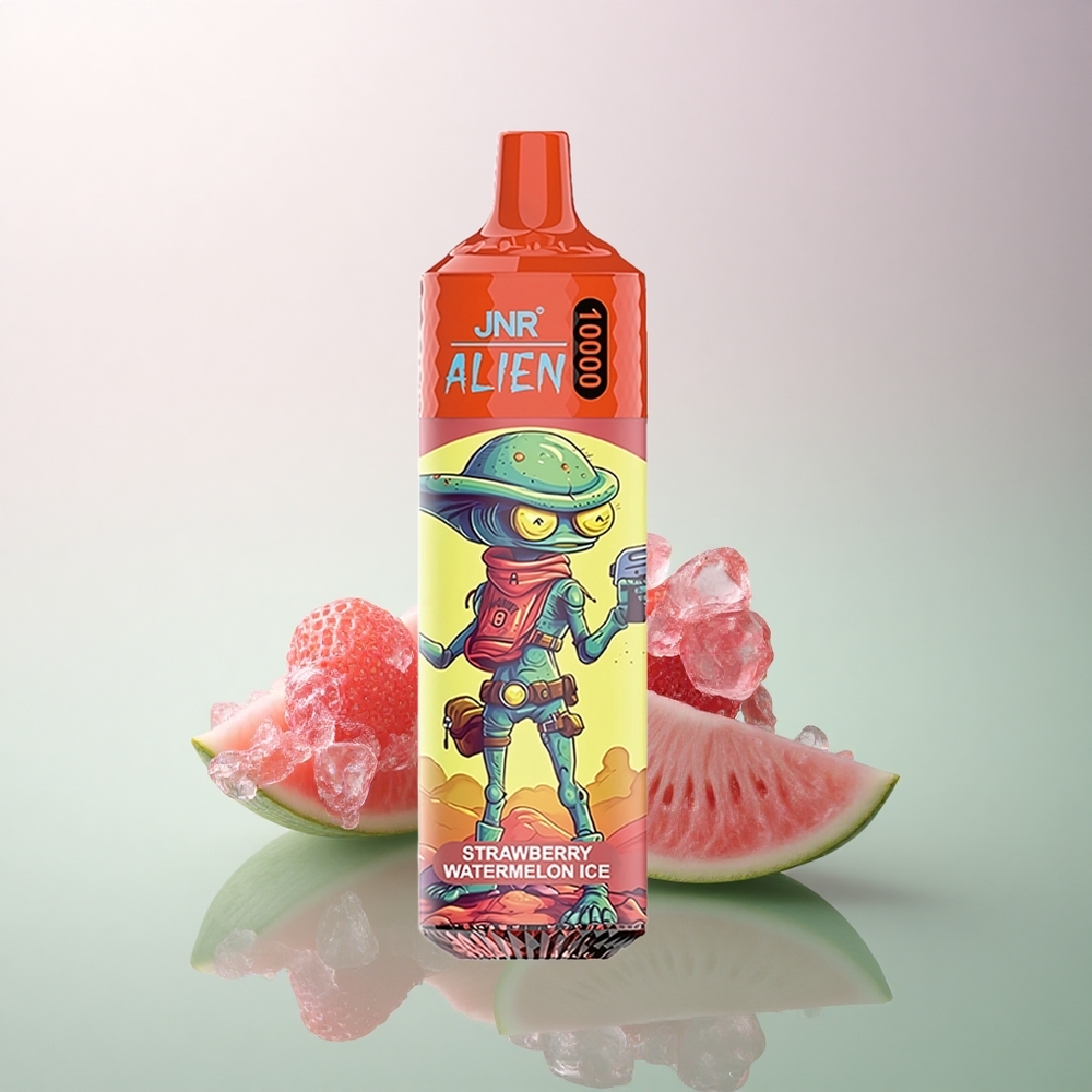 JNR Alien 10000 Strawberry Watermelon Ice 850mAh RGB LED