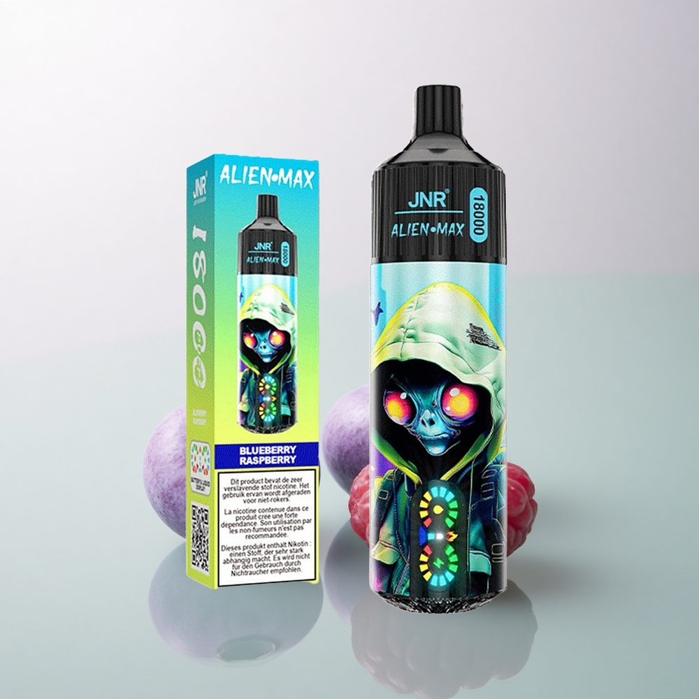 JNR Alien Max 18000 Blueberry Raspberry Dual Mesh 850mAh Type-C