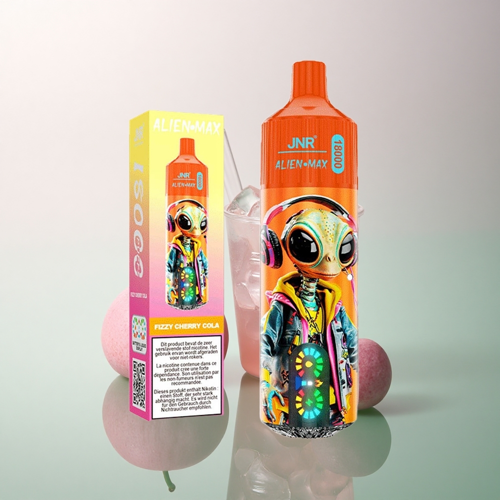JNR Alien Max 18000 Fizzy Cherry Cola with Dual Mesh Coil & 850mAh