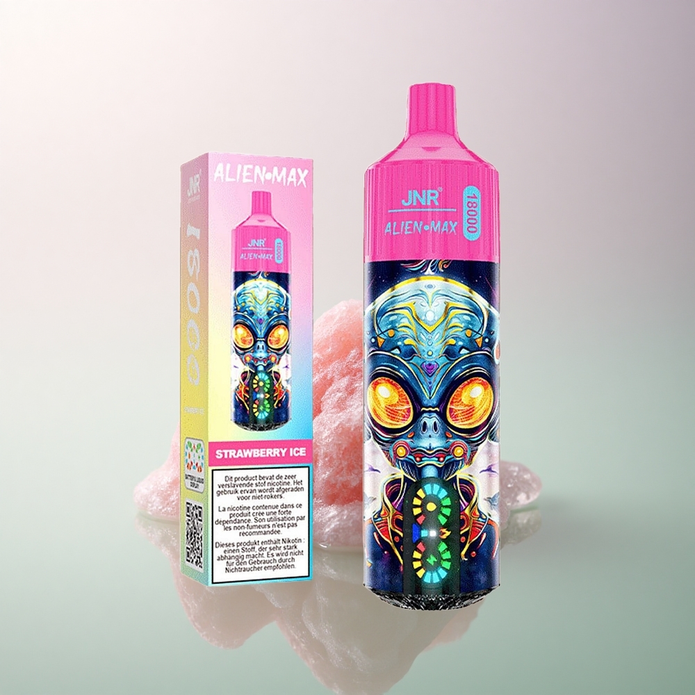 JNR Alien Max 18000 Strawberry Ice Dual Mesh 850mAh 28ml