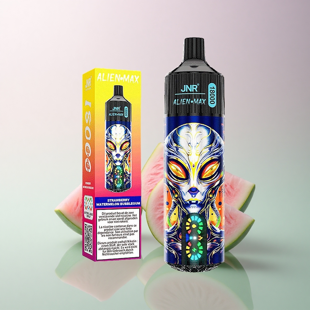 JNR Alien Max 18000 Strawberry Watermelon Bubblegum Dual Mesh 850mAh