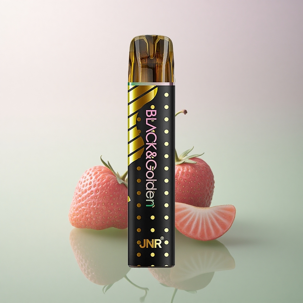 JNR Black&Golden 600+200 Strawberry Kiwi 2% Nicotine 550mAh