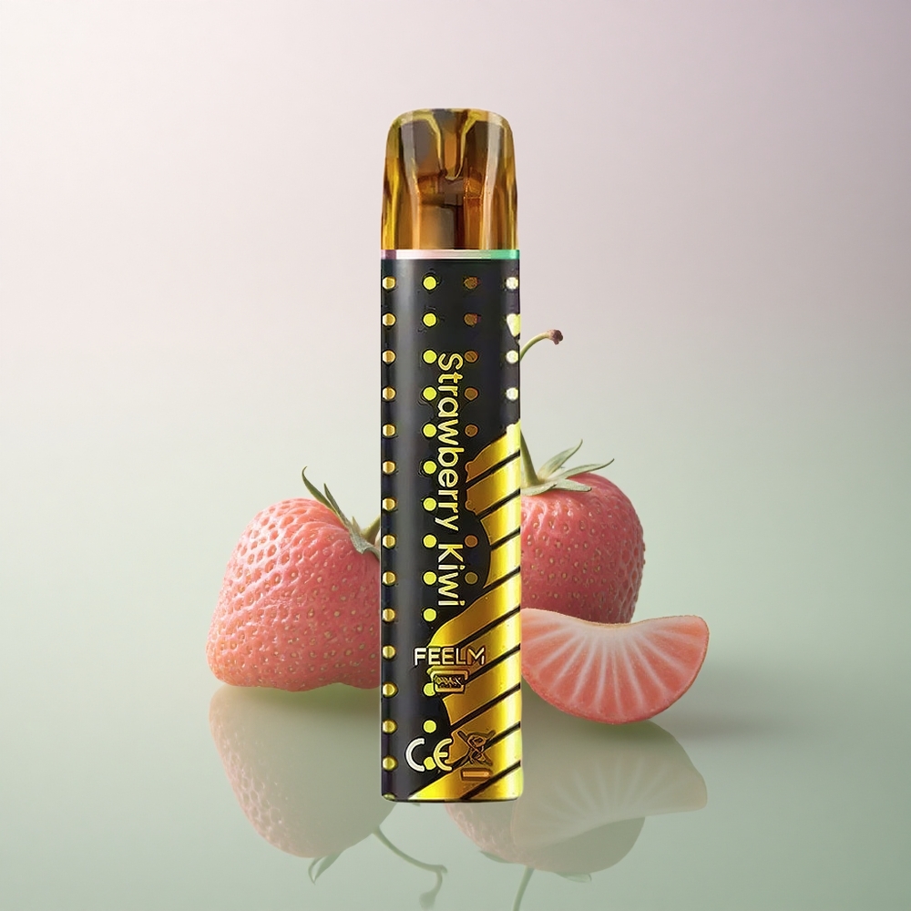 JNR Black&Golden 600+200 Strawberry Kiwi 2% Nicotine 550mAh