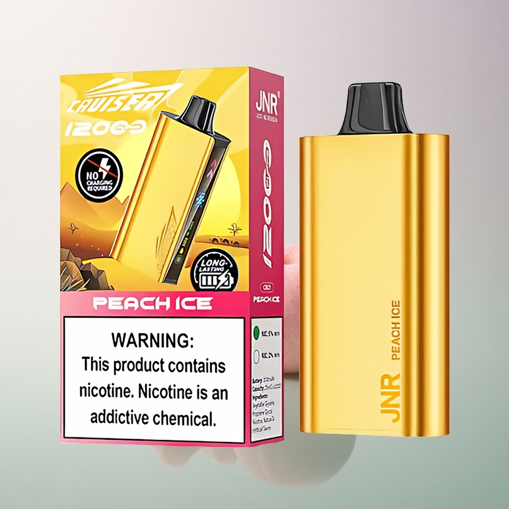 JNR Cruiser 12000 Peach Ice 3500mAh Aluminum 50mg Nicotine