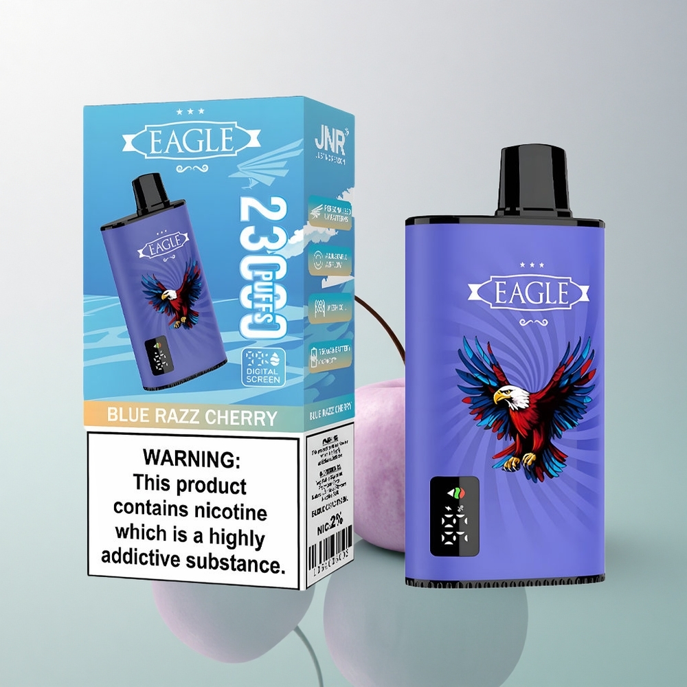 JNR EAGLE Smart 23000 Blue Razz Cherry Digital Screen 750mAh 2% Nicotine