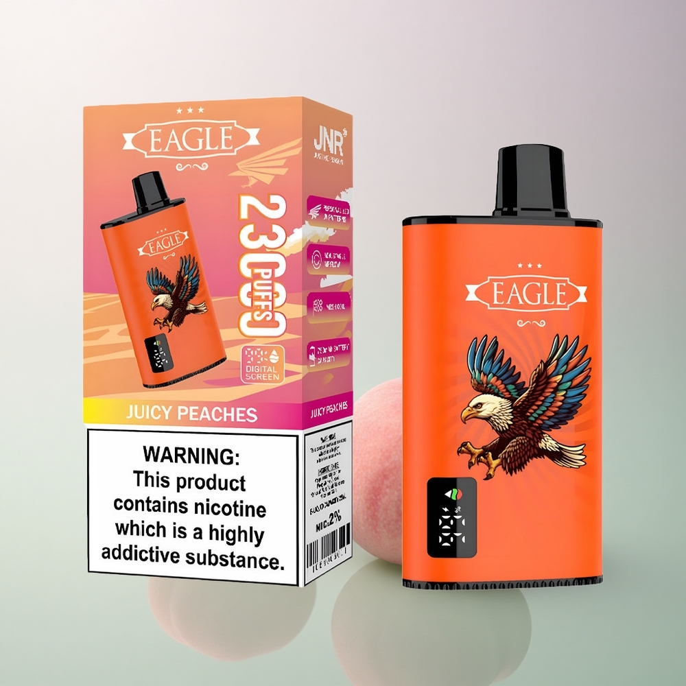 JNR EAGLE Smart 23000 Juicy Peaches Digital Screen 750mAh
