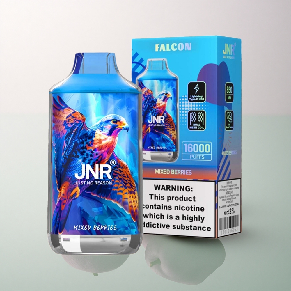 JNR Falcon 16000 Mixed Berries 850mAh 22ml Dual Mesh