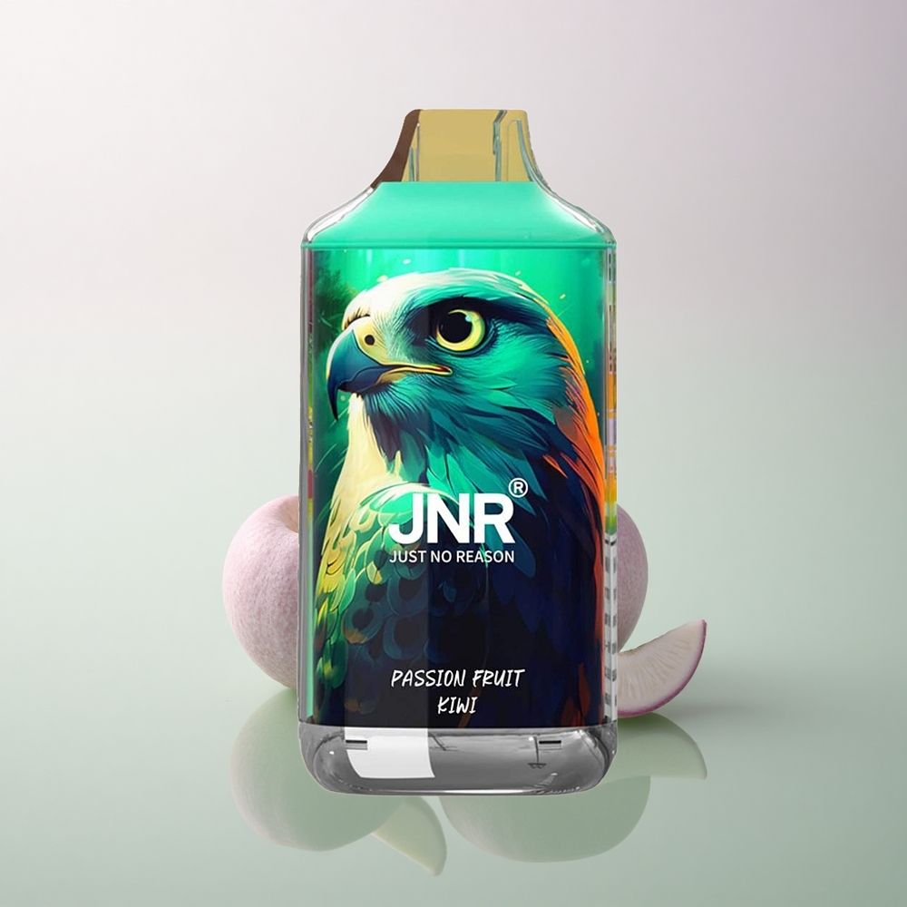 JNR Falcon 16000 Passion Fruit Kiwi Dual Mesh Coil 22ml 850mAh Nicotine 0% 2%