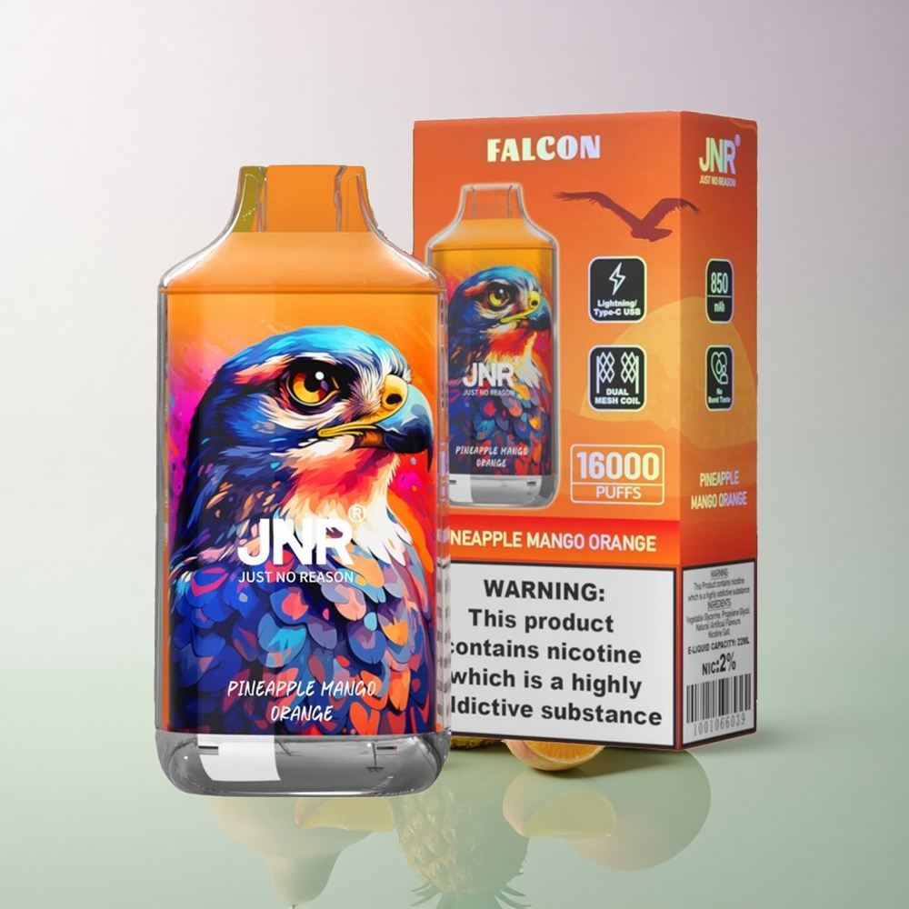 JNR Falcon 16000 Pineapple Mango Orange 850 mAh Dual Mesh 22ml