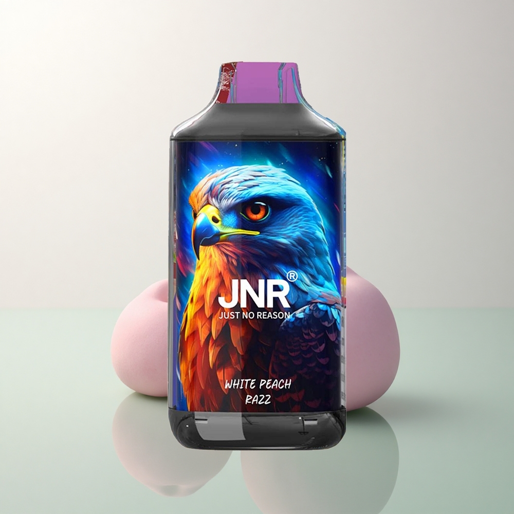 JNR Falcon 16000 White Peach Razz Dual Mesh 22ml 2% Nicotine