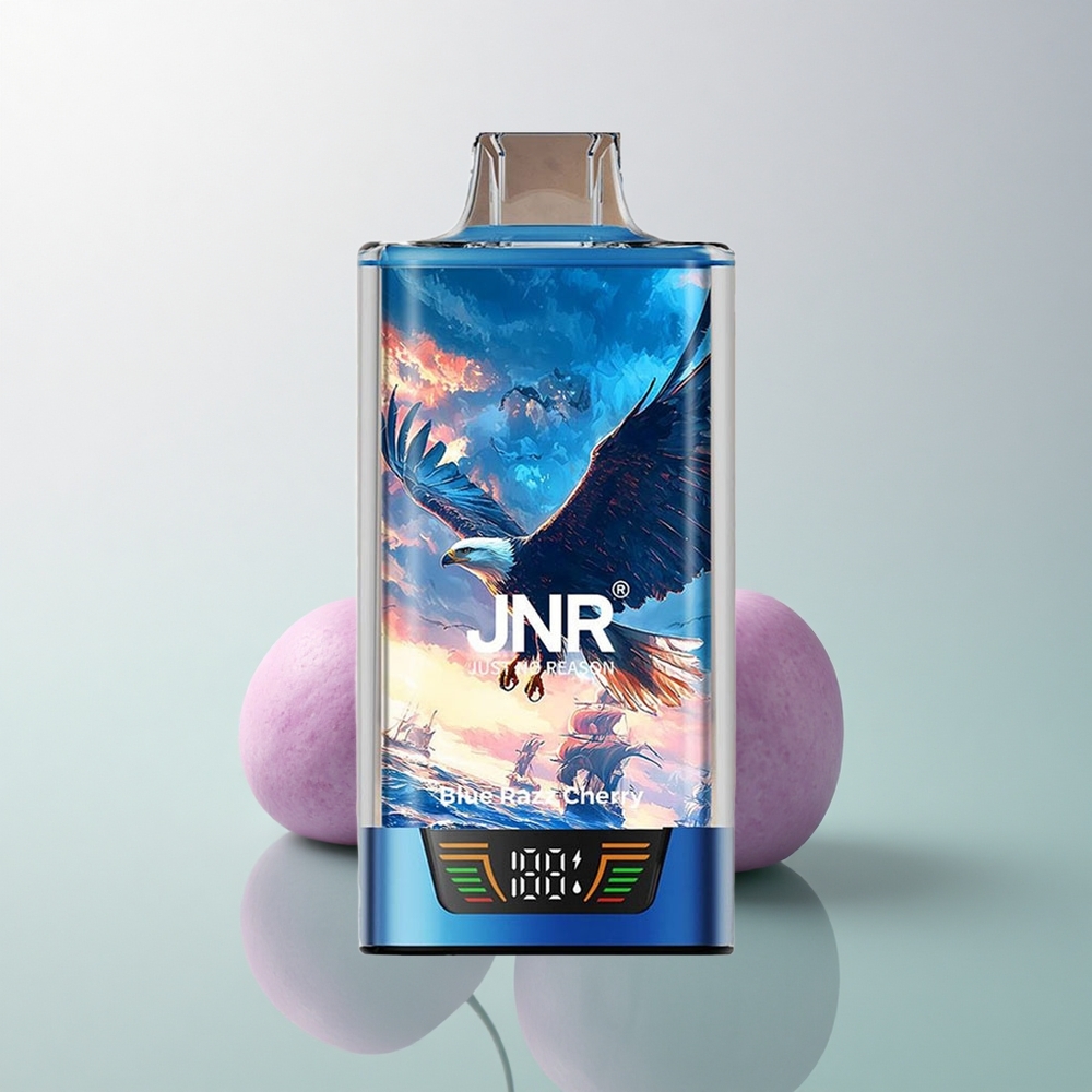 JNR Falcon Pro 28000 Blue Razz Cherry 30ml 950mAh 5% Nicotine
