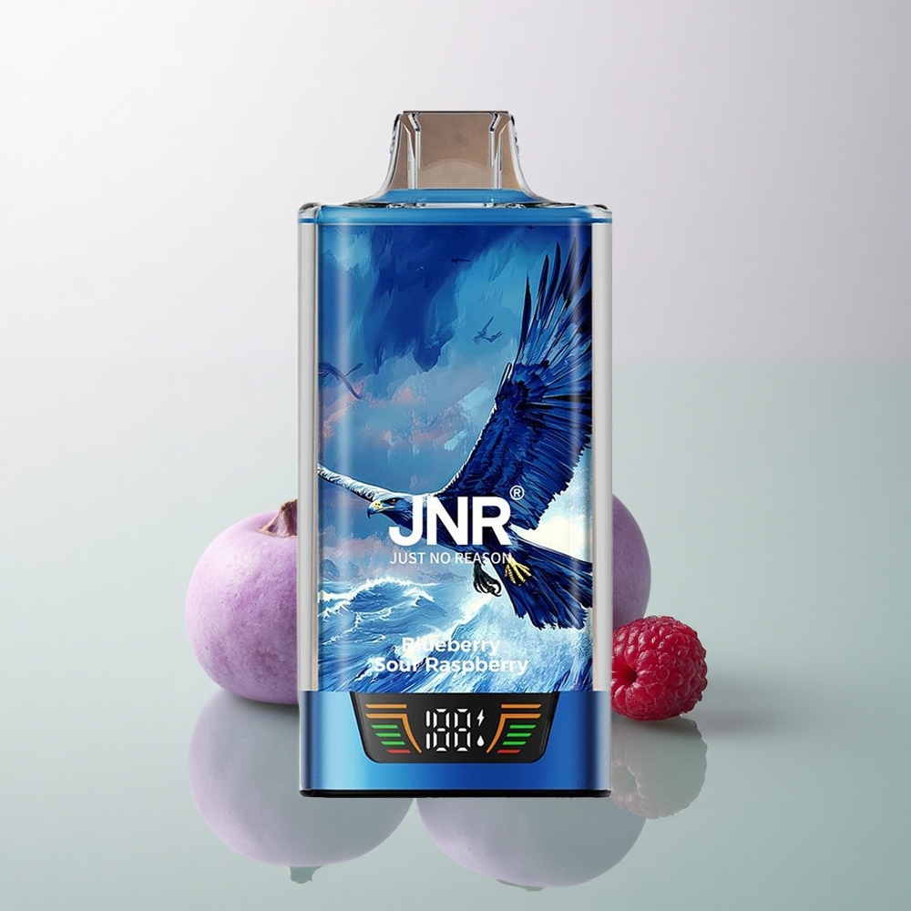 JNR Falcon Pro 28000 Blueberry Sour Raspberry 5% Nicotine 950mAh Smart Display