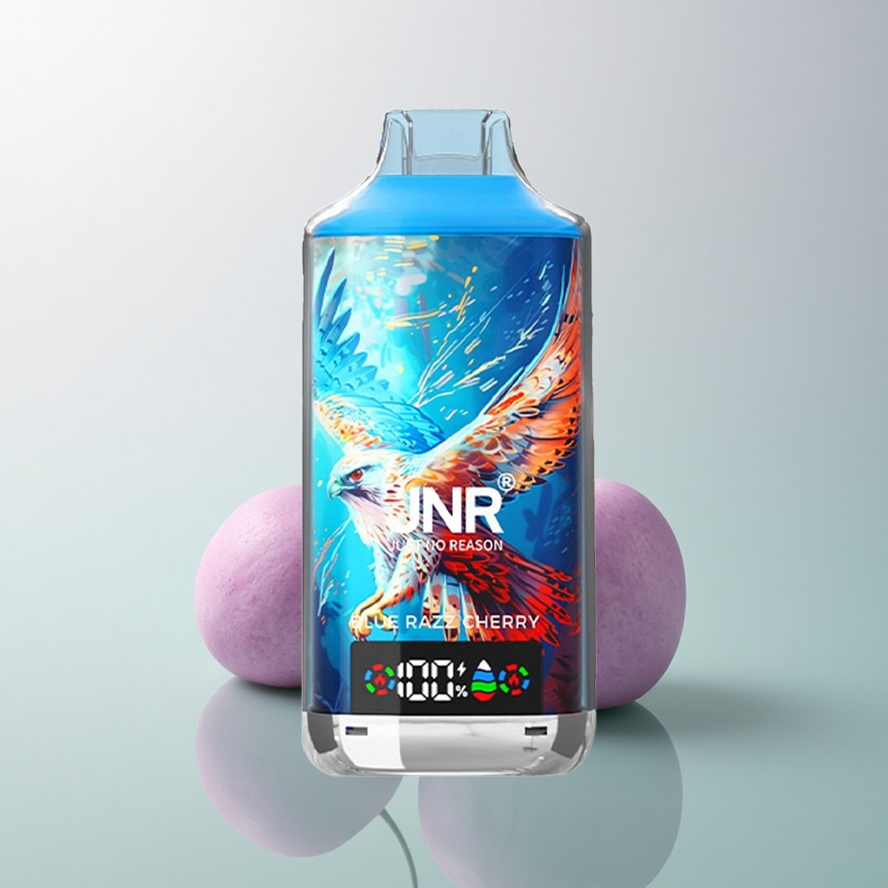 JNR Falcon X 18000 Blue Razz Cherry 750mAh Dual Mesh 5% Nicotine