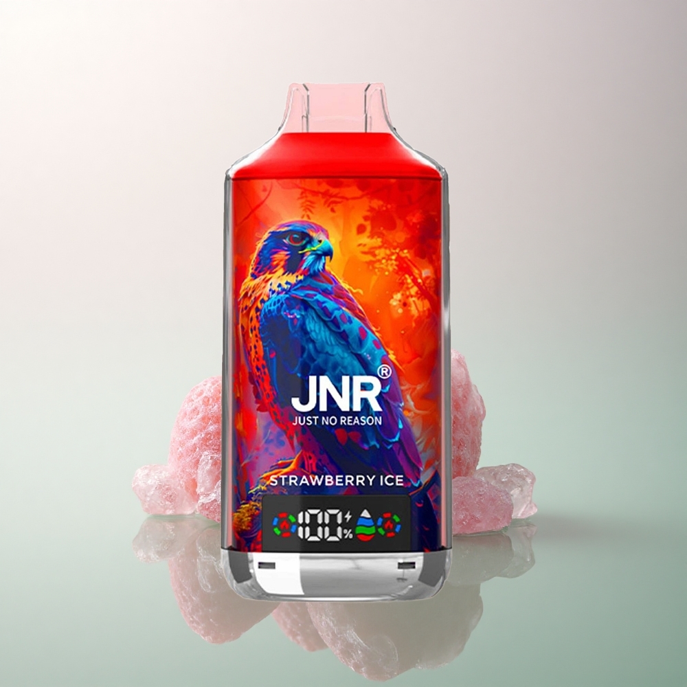 JNR Falcon X 18000 Strawberry Ice 24ml Dual Mesh 750mAh