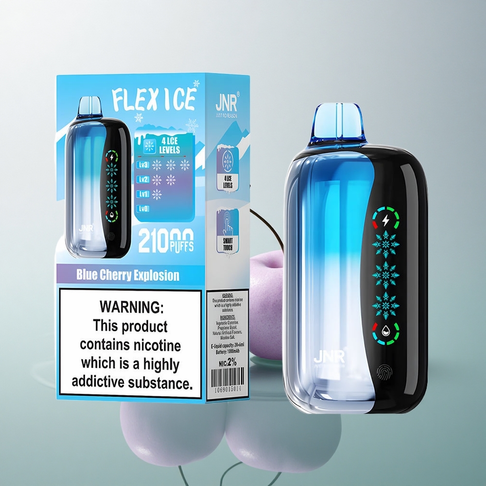 JNR Flex Ice 21000 Blue Cherry Ice Adjustable 1000mAh Explosion