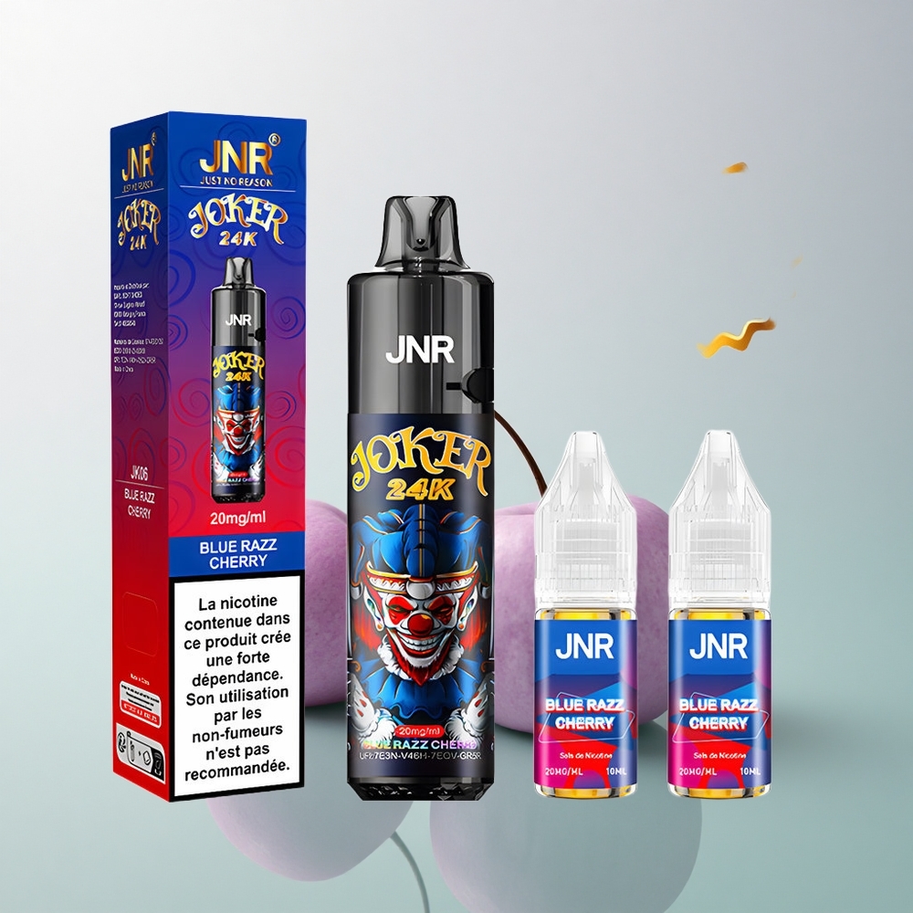 JNR Joker 24K Blue Razz Cherry 800mAh 2% Nicotine